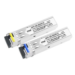 Hot bán SFP 1.25 gam bidi thu phát quang mô-đun 1310nm/1550nm bước sóng 10km 40km 80km 120km Simplex LCD DOM cho FTTH - Product Image 4