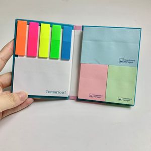 厂家价格定制批发纸质文具办公记事本套装立方体不干胶便笺托盘盒 - Product Image 2