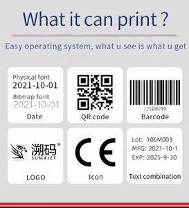 600dpi ad alta definizione stampante termica TIJ a getto d'inchiostro automatica data di scadenza e macchina di codifica Batch per materiale flessibile - Product Image 5