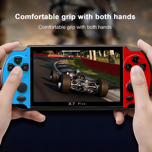 LCXトレンドの新しいキッズハンドヘルド10000ゲームX12Plus7インチ16GBポータブル<span class=keywords><strong>MP5</strong></span>レトロビデオゲームプレーヤーコンソール