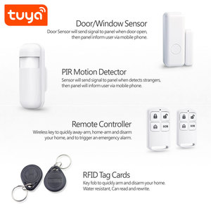 Das heißeste Tuya Smart WIFI GSM-Alarmsystem für die Sicherheit zu Hause mit drahtloser Tastatur und Bewegungs sensor PST-WG103T - Product Image 4