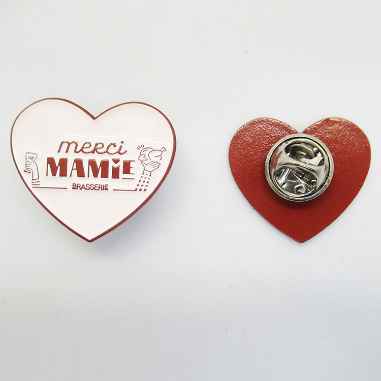 Soft enamel pin