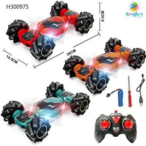 2.4GHz Remote <strong>Control</strong> Stunt <strong>Car</strong> One Click Twist Assembly <strong>RC</strong> Vehicle <strong>with</strong> Lights Toy for Kids and Adults Great Hobby Gift - Product Image 2