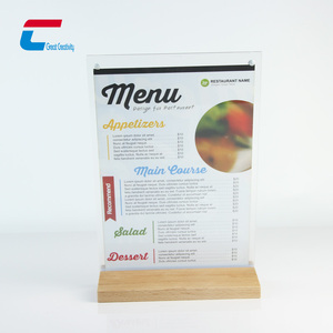 การพิมพ์แบบกําหนดเองไม้หรือ PVC NTAG215 ร้านอาหาร Google รีวิวจอแสดงผลขาตั้งโต๊ะ NFC - Product Image 6