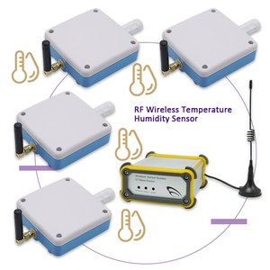 <strong>Temperature</strong> and Humidity Sensor Detector Meter Wireless <strong>Temperature</strong> Humidity Gateway <strong>Digital</strong> Thermometer with Hygrometer - Product Image 1
