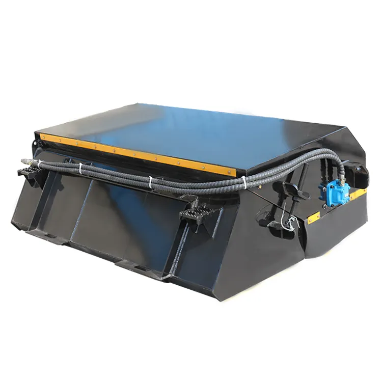 Neue industrielle Kompaktlader-Kehrmaschinen-Reinigungs maschine Rollen bürste für Snow Floor Road Street Lawn