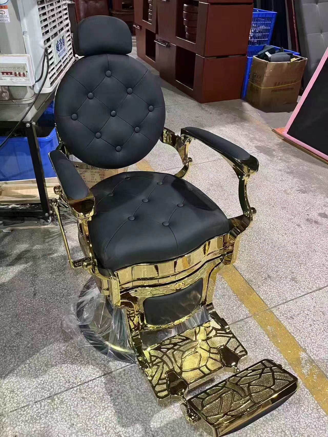 Golden + Black Leather