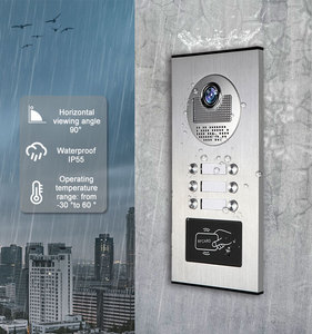 6 Button <strong>Video</strong> <strong>Intercom</strong> <strong>System</strong> 7 Inch Monitor with ID Card Unlock <strong>Video</strong> Doorbell Camera 4 Wire <strong>Video</strong> Door Phone <strong>Intercom</strong> <strong>System</strong>