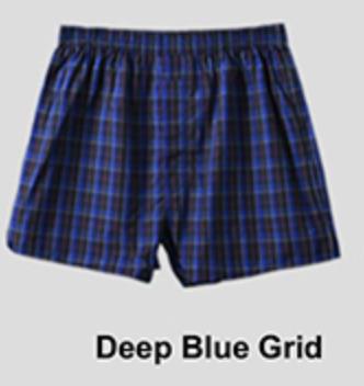 Grille bleu profond