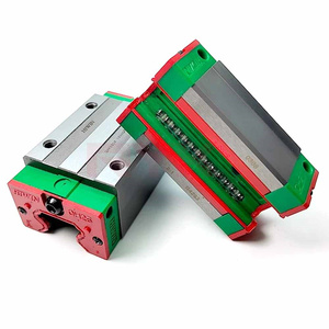 Bloque deslizante Hiwin HGH20CA 100% Original de Taiwán para riel de guía lineal de acero CNC de 20MM HGR20 con componentes de rodamiento de núcleo