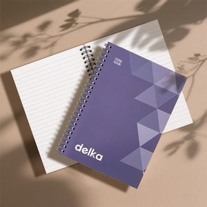 Para hacer la lista Bloc de notas Color personalizado impreso diario semanal fechado planificador diario tapa blanda diario papel Kraft PP espiral cuadernos - Product Image 2