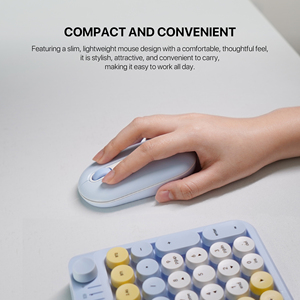 FANTECH GO MOCHI 101 WK899 Ergonomic Bluetooth Wireless <strong>Keyboard</strong> and Mouse Combo for PC &amp; <strong>Notebook</strong> <strong>Keyboard</strong> <strong>With</strong> Phone Holder - Product Image 5