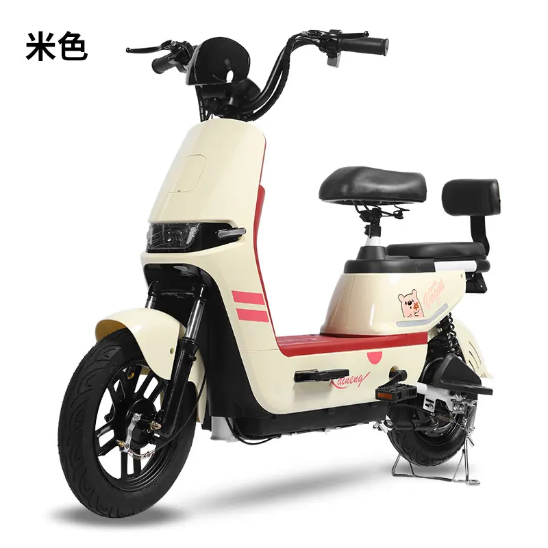 Cina produttore bici elettrica 48V lungo raggio due ruote bicicletta elettrica 2 posti pedali e scooter per adulti OEM