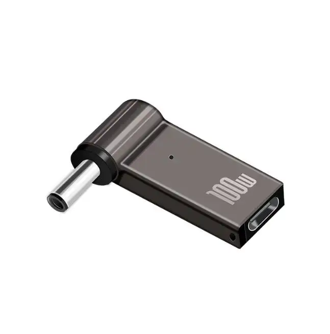 100w pd usb c נקבה ל dc 19 ב מתאם זכר, סוג usb c כדי 5.5x1.7 מ "מ מתאם מ" מ מחשב נייד