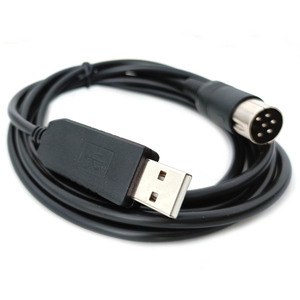 CP2102 cavo seriale da USB a DIN 6P con giacca in PVC Kenwood HF ricetrasmettitore programmazione e TS450 CAT Control cavo - Product Image 1