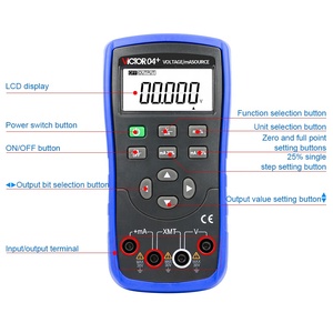 Calibrador de temperatura VICTOR 04 +, fuente de voltaje/mA, calibrador de entrada y fuente multifunción, pantalla LCD grande con 0.05% accur - Product Image 5