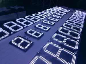 <strong>LED</strong> Digital <strong>Display</strong> <strong>7</strong>-<strong>segment</strong> <strong>Module</strong> Temperature Screen Refueling Standing Column Brand <strong>LED</strong> Oil Price Tag Single Red - Product Image 5