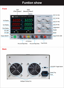 LW-3005-2KD 30V 5A 4Channel Output High-Precision DC Power Supply With Power and Two Colors 4 Digits LED Display - Product Image 5
