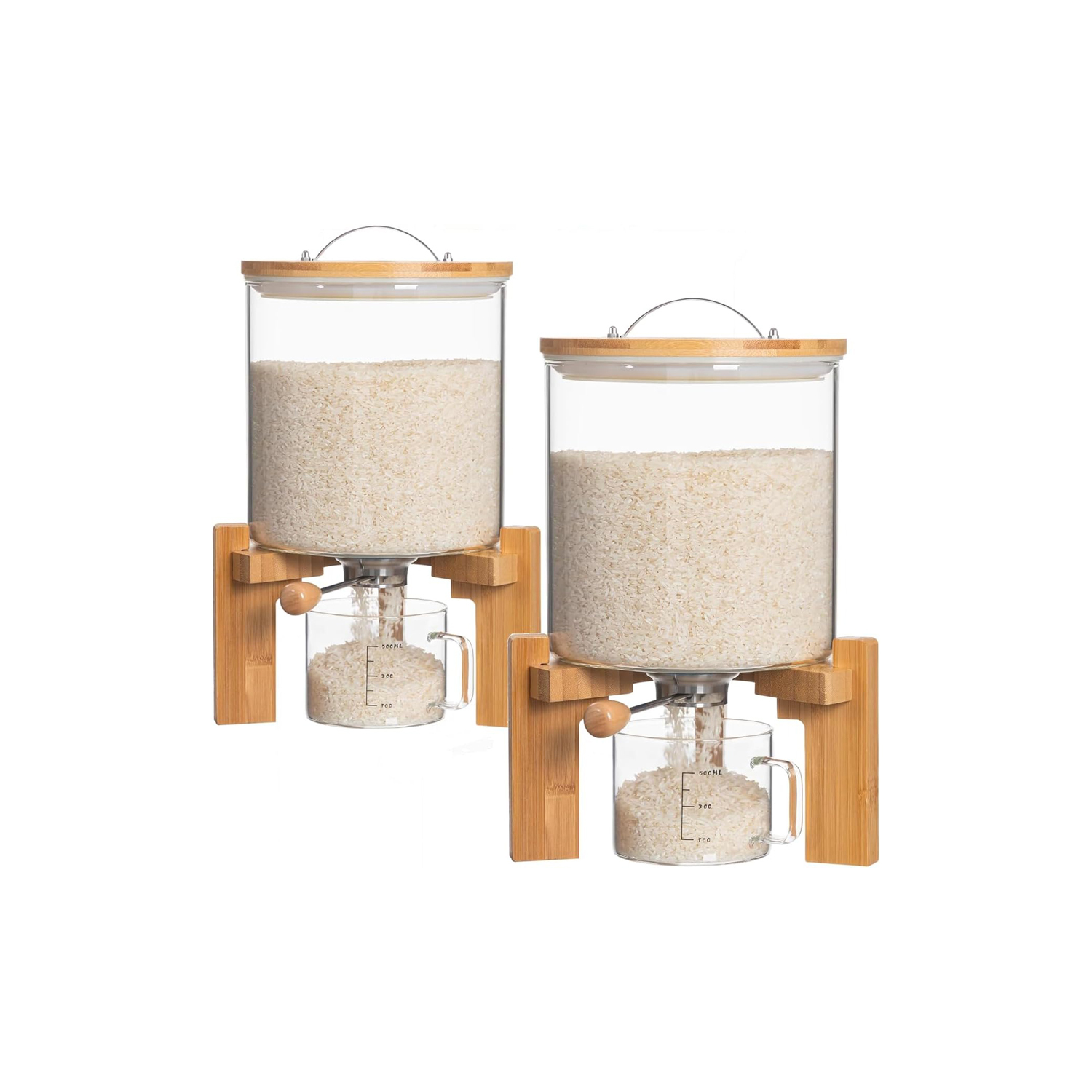 glass cereal dispenser