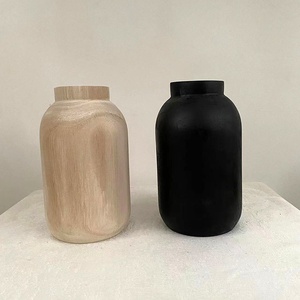 Avrupa ve amerikan tarzı büyük ahşap ev dekor vazo - Product Image 1