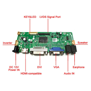 Контроллер ЖК-экрана, комплект платы драйвера, 17-дюймовый DVI VGA, совместимая панель для ноутбука, ЖК-драйвер, вертикальный горизонтальный поддерживатель - Product Image 6