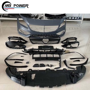 CLA sınıfı W117 to CLA45 stil vücut kiti için fit CLA sınıfı W117 14-18year 18 yıl CLA45 stil ön tampon gövde kiti - Product Image 4