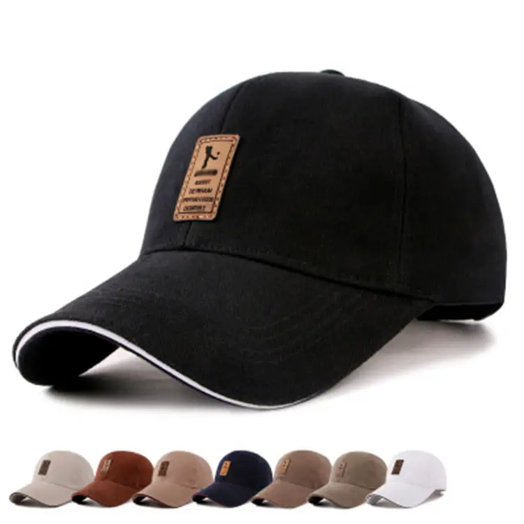 Gorra de béisbol para hombre, gorro de algodón para deportes al aire libre, personalizado, 6 paneles bordados