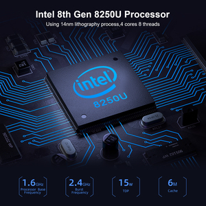 Mini PC industrial con Wifi5 BT4.2 Pantalla triple Sin ventilador Intel Core I5 I7 6 COM Computadora integrada en stock - Product Image 3
