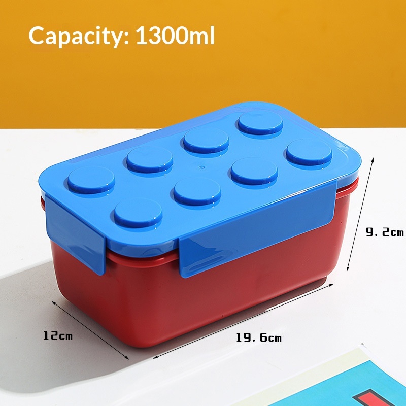 1300ml rectangulaire bleu