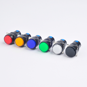 Su misura in plastica rettangolare rotondo interruttore a pulsante con testa quadrata garanzia di qualità Led momentanea plastica 16mm CE IP65 - Product Image 3