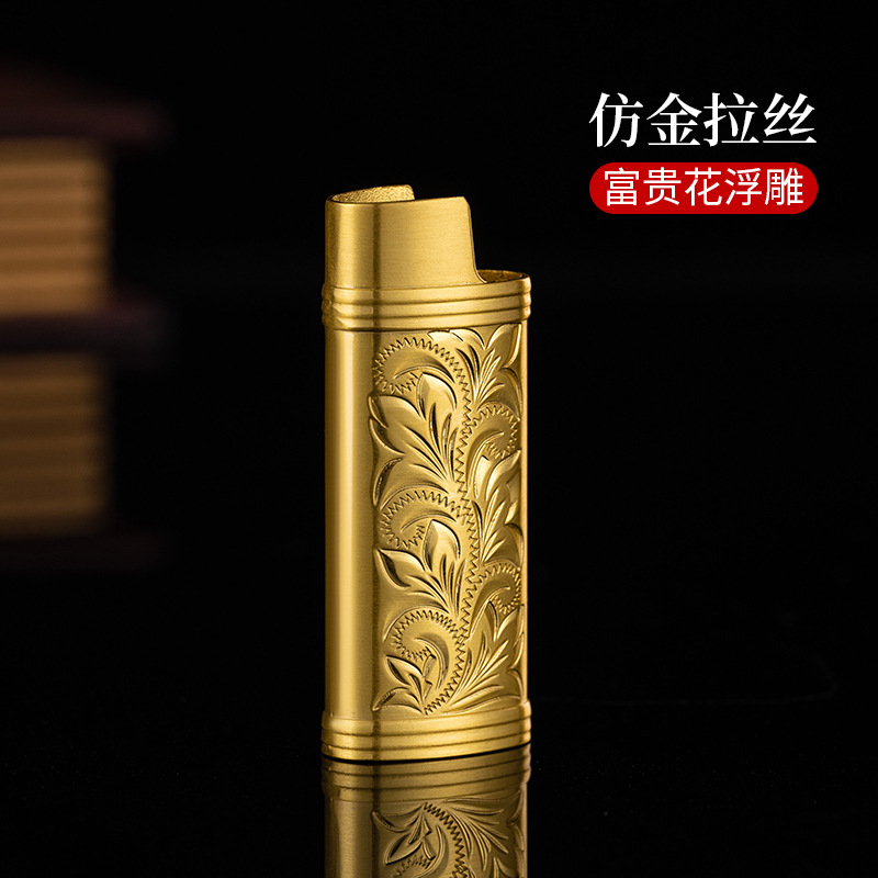 J3 fleur de richesse or brossé