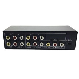 Divisor VSP4AV AV 1 split 4 1 en 4 salidas divisor de audio y video AV rojo Amarillo blanco divisor Estándar europeo - Product Image 4
