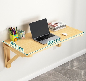 Mesa de comedor plegable de madera real para colgar en la pared escritorio para ordenador - Product Image 3