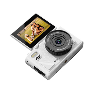 4k儿童相机64MP 18X变焦紧凑型点拍数码相机，带sd卡摄影 - Product Image 1