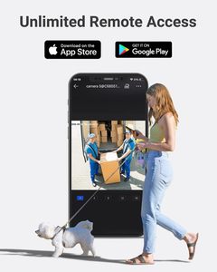 E-posta alarmı ile N937-SDL 3MP yüksek çözünürlüklü IP kamera ve IR ve beyaz ışık LED IP kamera ile H.265 güvenlik kamera 3MP açtı - Product Image 3