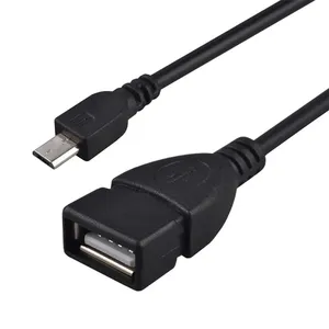 Micro USB 5 pines macho a USB 2,0 hembra adaptador OTG convertidor Cable para Android teléfono móvil tableta para ratón teclado - Product Image 1