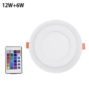 <strong>LED</strong> Two-color Dimming Panel Light 3+<strong>3w</strong> 6+<strong>3w</strong> 12+4w 18+6w <strong>White</strong> Frame Surface Round Square <strong>Led</strong> Down Lights Ceiling Lamps - Product Image 4