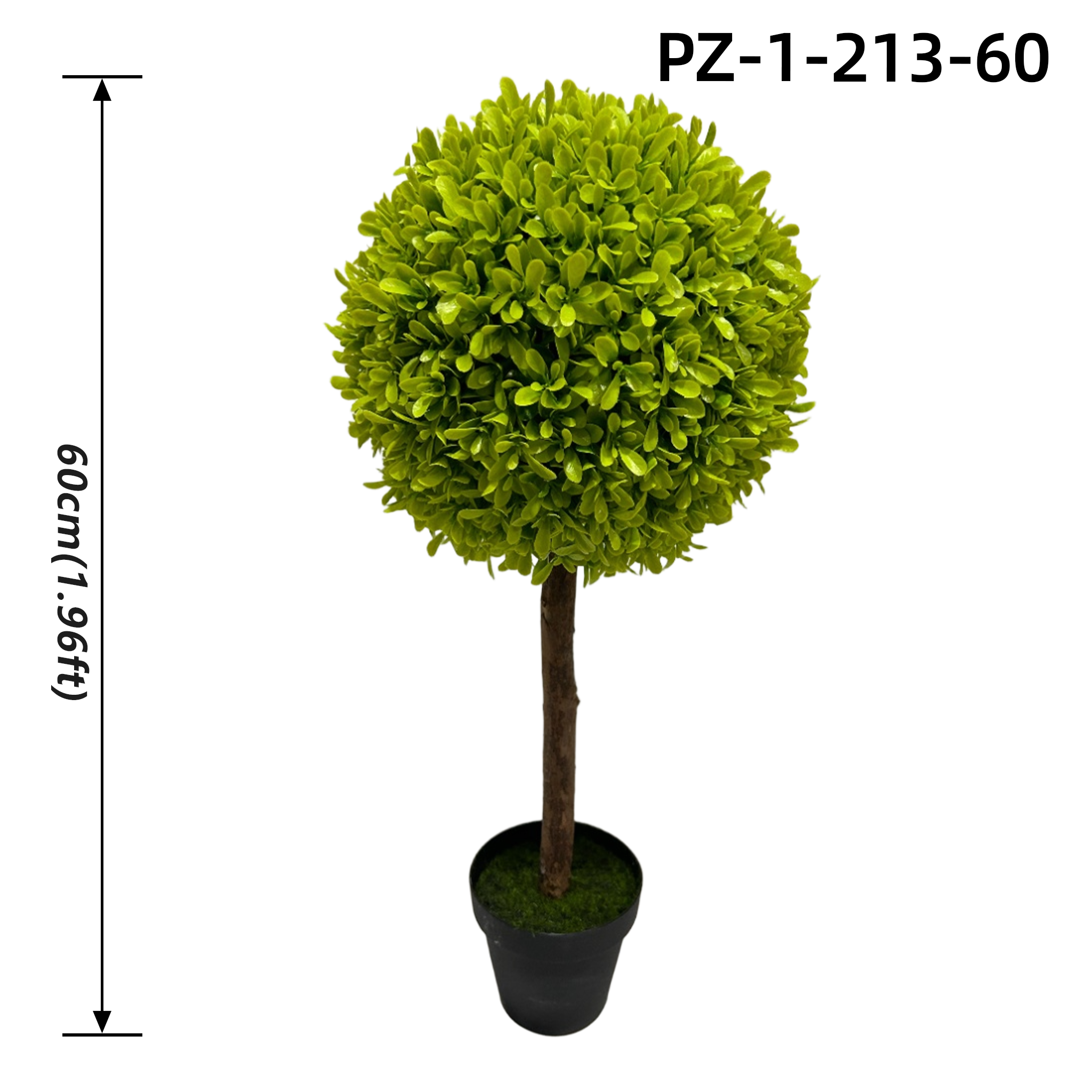 Artificial Fresh Green Boxwood Ball Topiary Tree