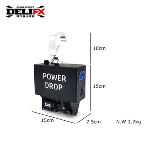 DELIFX einfache Bedienung DMX Kabuki-Soleinensystem 1,5 m Netzkabel Bildschirm Vorhang-Tropfklammer für Produktlanzierung und Logoenthüllungen - Product Image 3