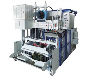 Kleine halbautomat ische Ziegel produktions linie Beton hohl block herstellungs maschine zum Verkauf - Product Image 4