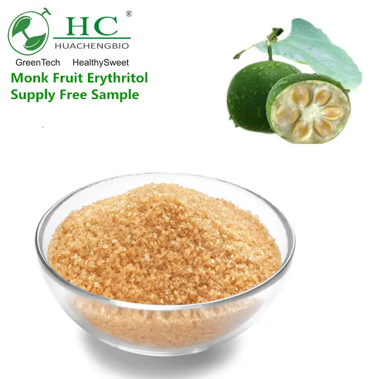 Édulcorants de fruits de moine, NON gm Monkfruit 1:1 2:1 érythritol sucre de moine