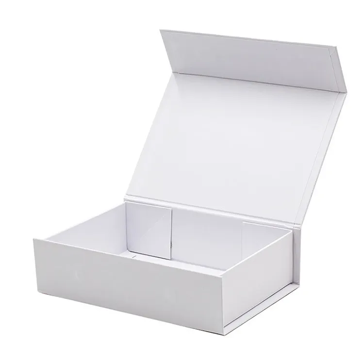 Eco-friendly luxo dobrável mão feita caixa de presente, papel reciclável caixa, aniversário feriado magnético caixa de presente