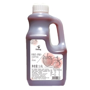 Doking 1.6L sağlık büyük meyve hamuru kırmızı çilek şurubu hamuru - Product Image 1