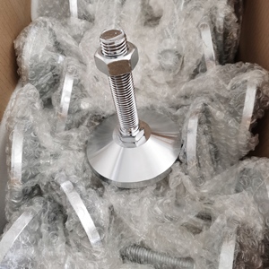 咖啡桌脚螺纹1/2-13螺柱旋转螺纹杆家具腿矫直器不锈钢调平脚可调脚 - Product Image 5