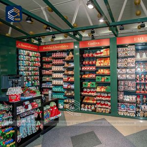 Tùy Chỉnh Bán Lẻ Kỳ Nghỉ Quà Tặng Cửa Hàng Hiển Thị Giá <span class=keywords><strong>Modular</strong></span> Lễ hội Sản Phẩm Hiển Thị Đứng Giáng Sinh Cửa Hàng May Mặc Giá Kẹo Đồ Chơi Kệ - Product Image 1