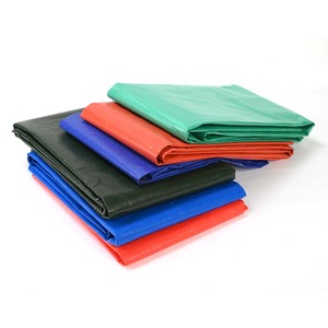 Dễ dàng mang theo Bạt vải bạt cho xe tải và ao không thấm nước 55 GSM bạt PE Xanh - Product Image 6