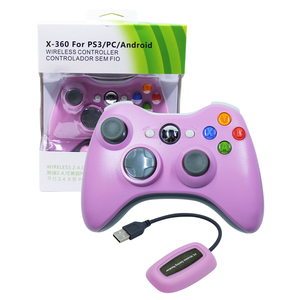 HONSON 2.4G Xbox 360 PC PS3安卓控制台手机兼容振动人体工程学设计无线游戏手柄控制器 - Product Image 1