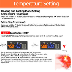 Termostato Digital inteligente de laboratorio, dispositivo de control de temperatura y humedad, termostato Digital de calor frío ajustable de STC-3028 - Product Image 5