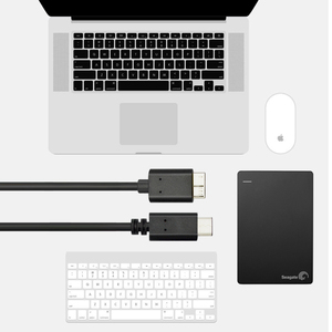 สาย USB ชาร์จคอมพิวเตอร์โทรศัพท์มือถืออุปกรณ์เสริม USB 3.1 C TO Micro B 10 Pin สำหรับฮาร์ดดิสก์ไดรฟ์ - Product Image 2