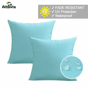 Grosir warna-warni tahan air kustom dicetak bantal lempar untuk piknik berkemah luar ruangan - Product Image 3